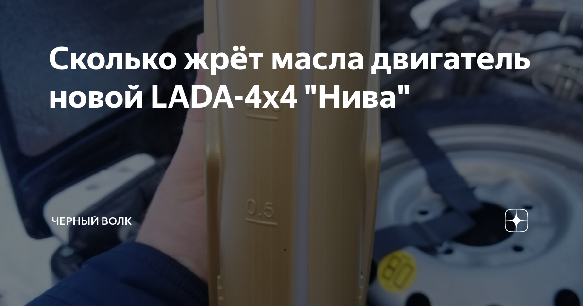 Сколько жрёт масла двигатель новой LADA-4х4 "Нива" | Мир в котором мы ...