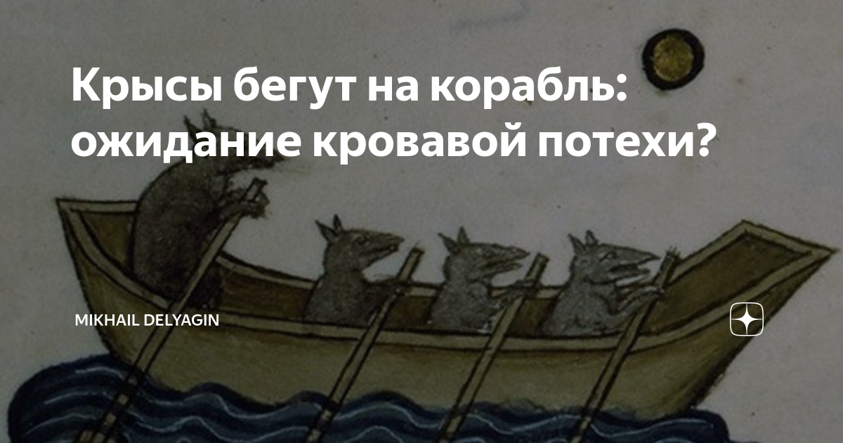 Крысы бегут с корабля картинки
