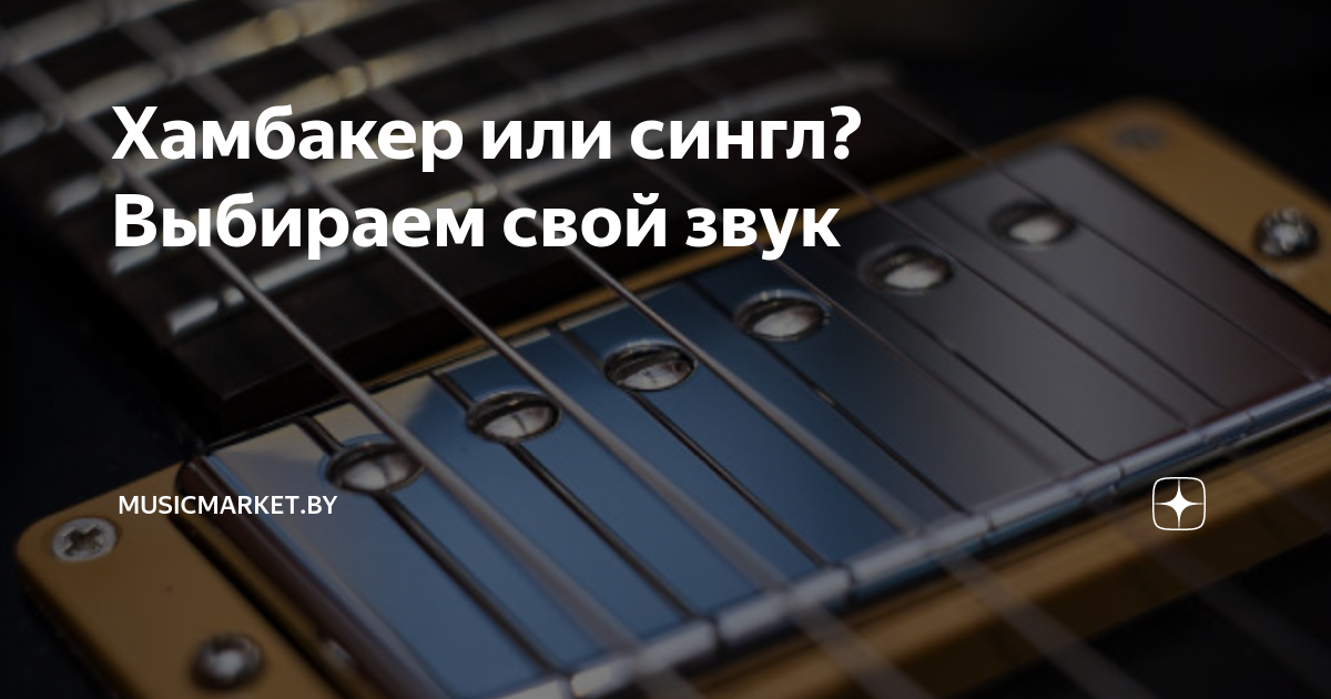 Хамбакер или сингл? Выбираем свой звук | musicmarket | Дзен