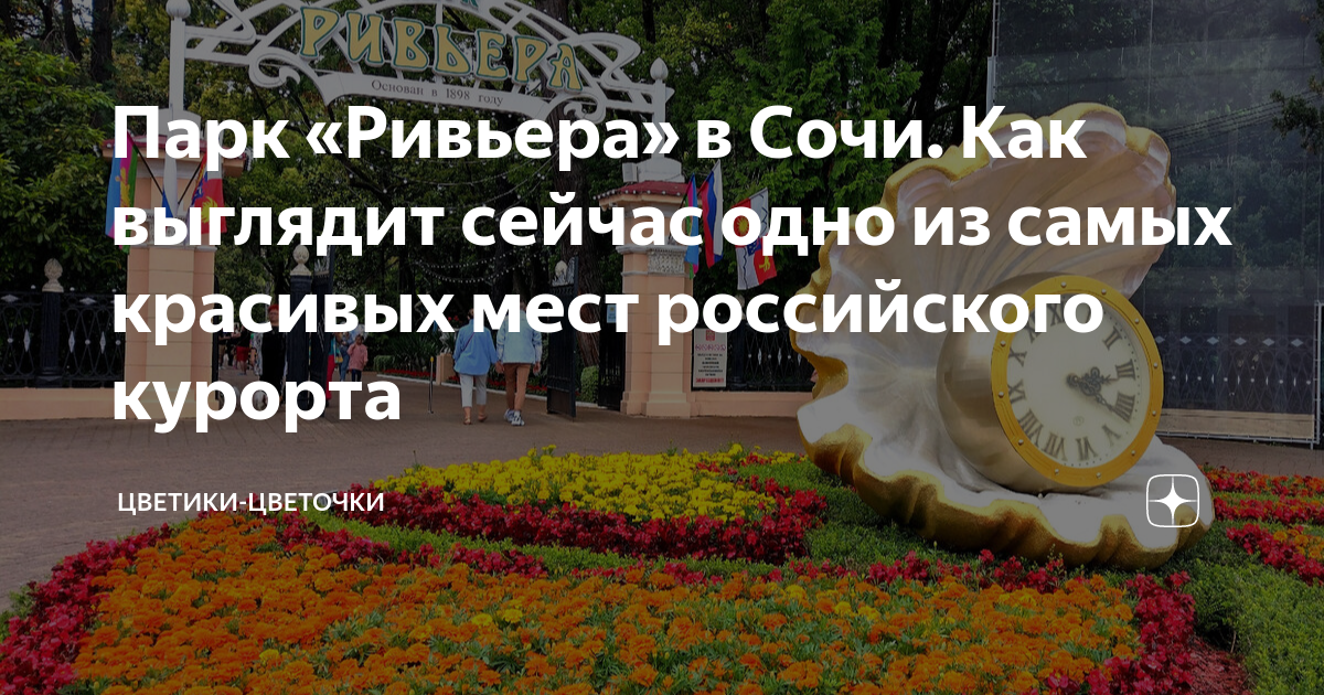 Парк «Ривьера» в Сочи. Как выглядит сейчас одно из самых красивых мест ...