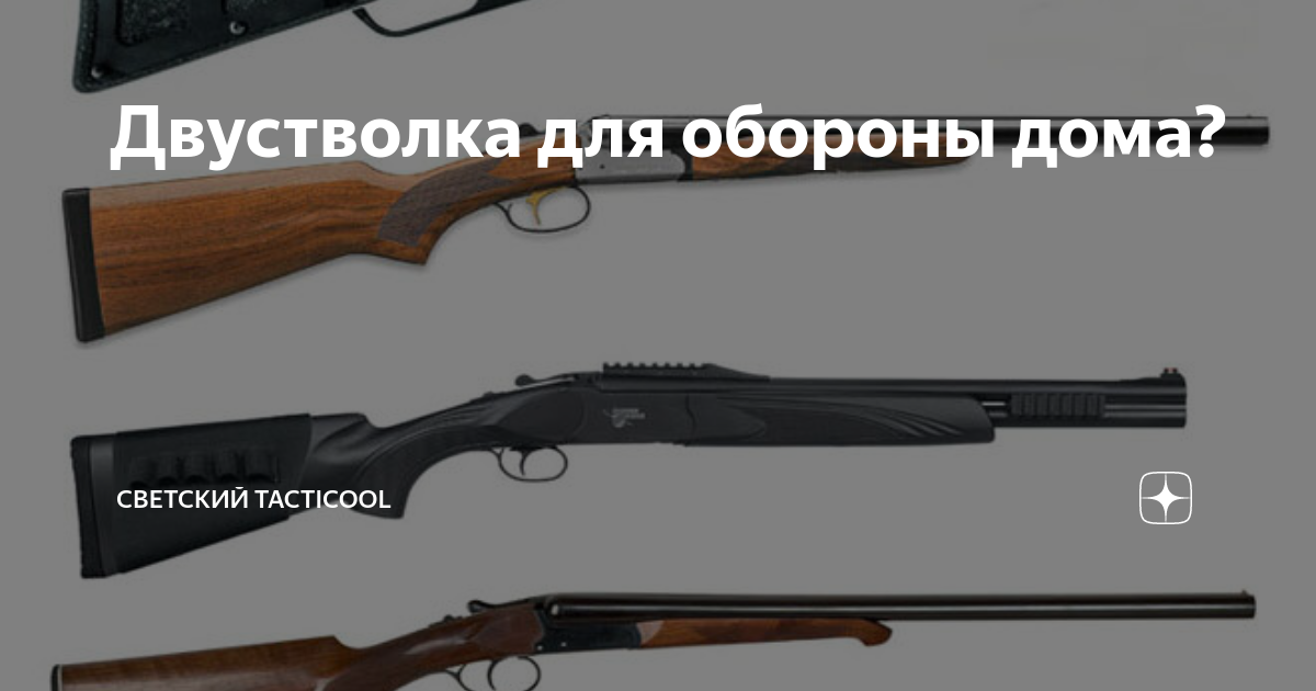 Двустволка для обороны дома? | Военкор Астрахань | Дзен