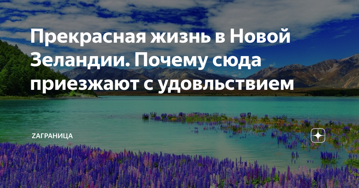Прекрасная жизнь в Новой Зеландии. Почему сюда приезжают с удовльствием ...