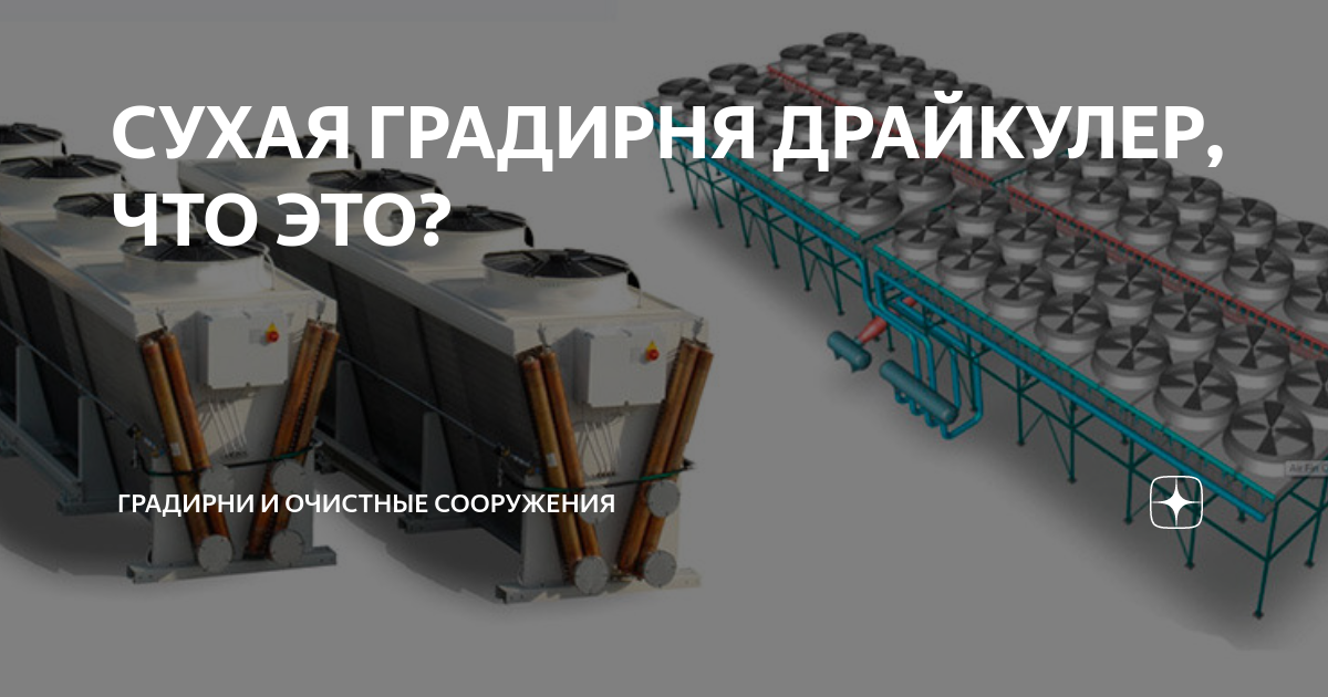 СУХАЯ ГРАДИРНЯ ДРАЙКУЛЕР, ЧТО ЭТО? | Градирни и очистные сооружения | Дзен