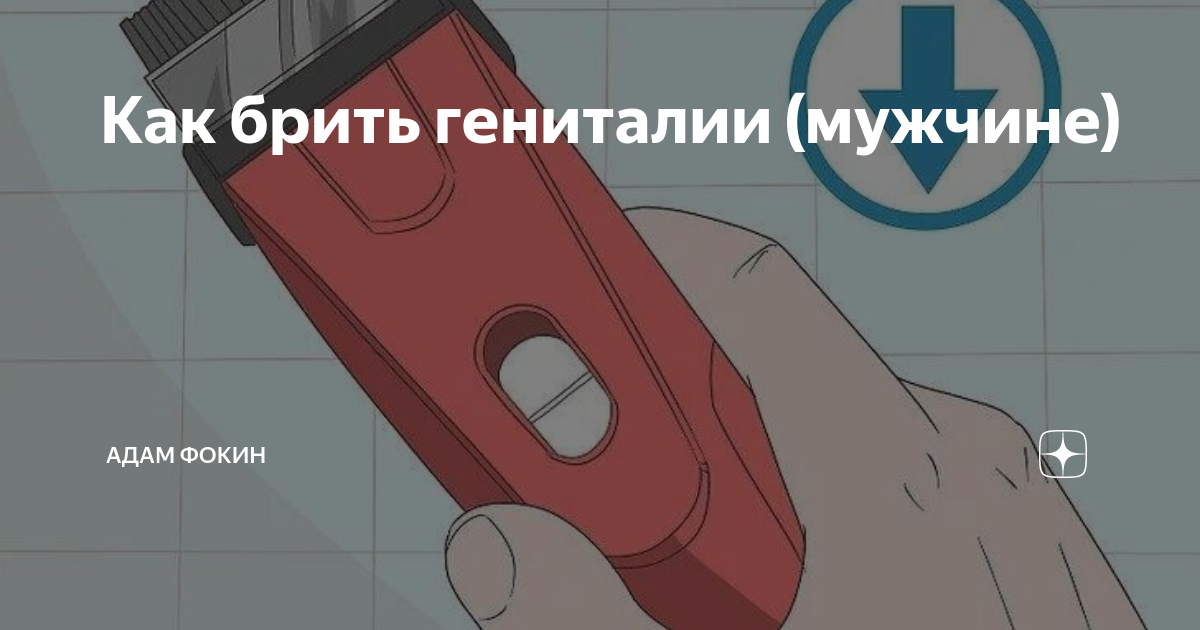 Как брить гениталии (мужчине) | Адам Фокин | Дзен