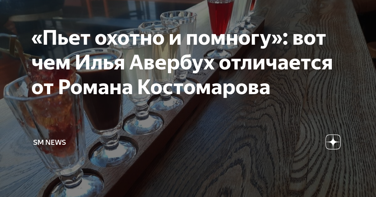 «Пьет охотно и помногу»: вот чем Илья Авербух отличается от Романа ...
