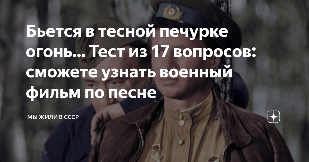 Бьется в тесной печурке огонь... Тест из 17 вопросов: сможете узнать ...