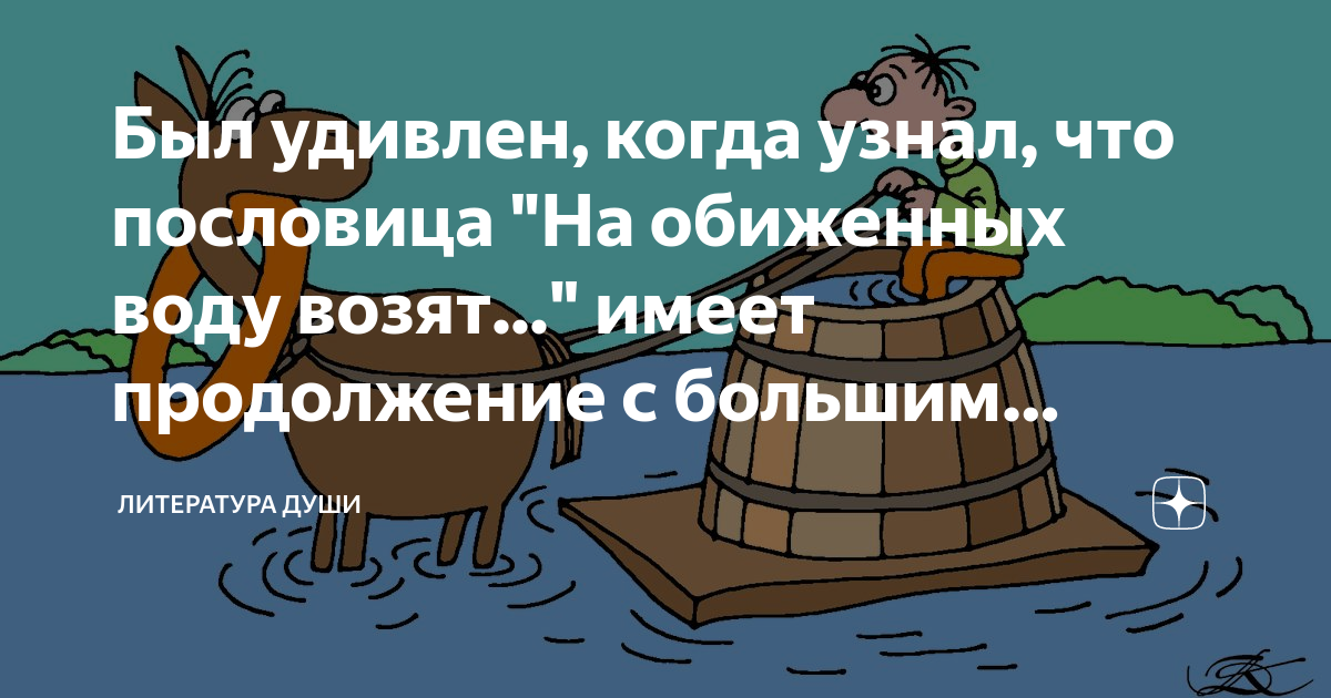 На обиженных воду возят картинки прикольные смешные