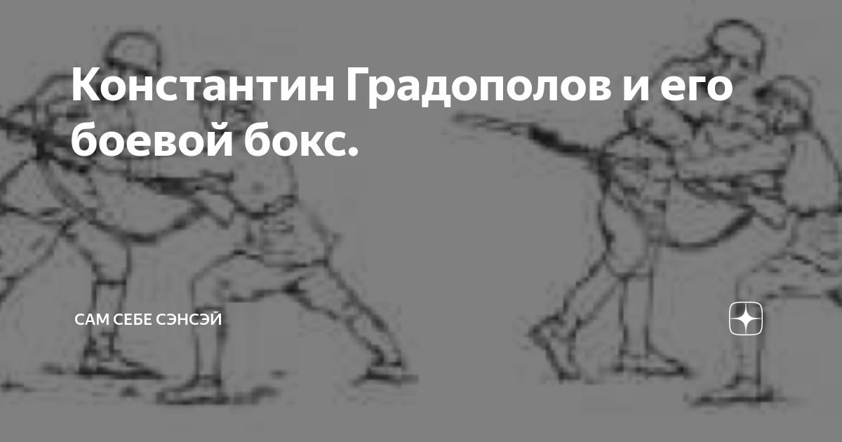 Константин Градополов и его боевой бокс. | Сам себе сэнсэй | Дзен