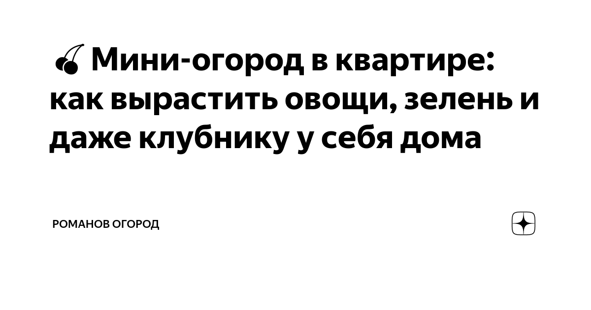 Мини-огород в квартире: как вырастить овощи, зелень и даже клубнику у себя дома