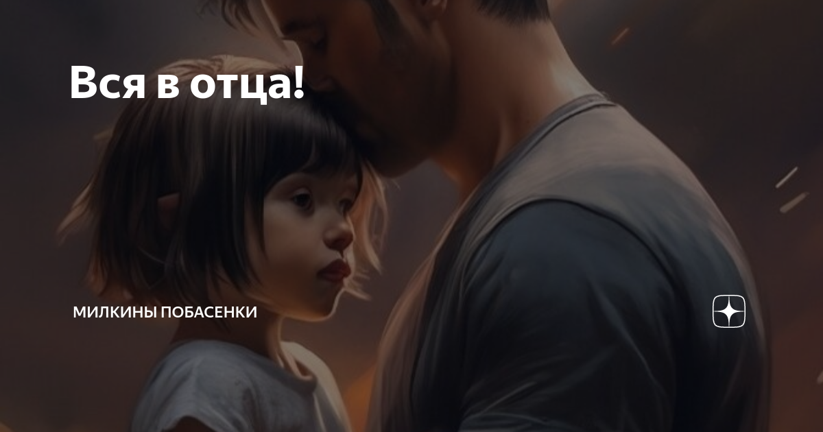 Вся в отца! | Милкины побасенки | Дзен