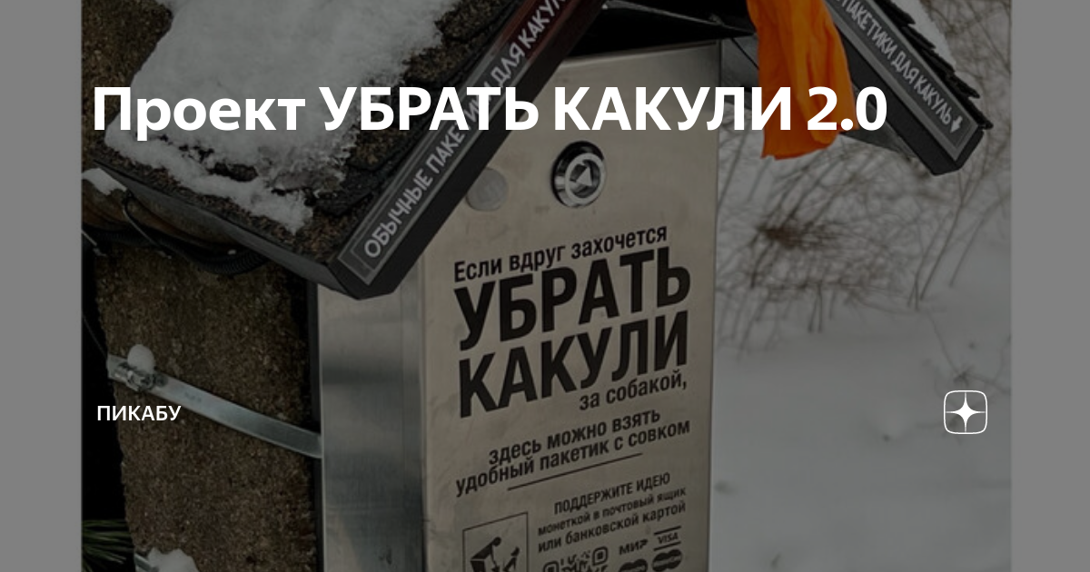Проект УБРАТЬ КАКУЛИ 2.0 | Пикабу | Дзен