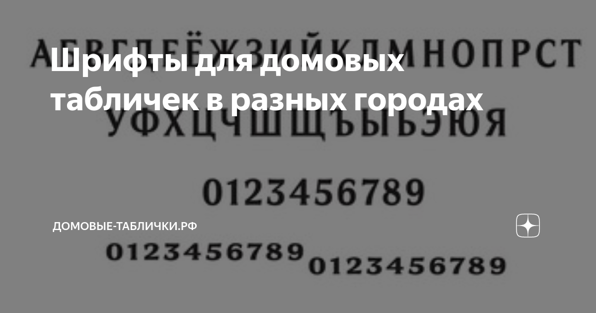 Шрифты для домовых табличек в разных городах | Домовые-Таблички.РФ | Дзен
