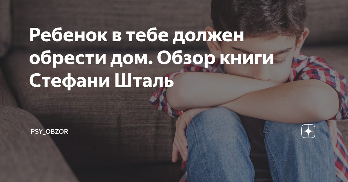 Ребенок в тебе должен обрести дом. Обзор книги Стефани Шталь | psy ...