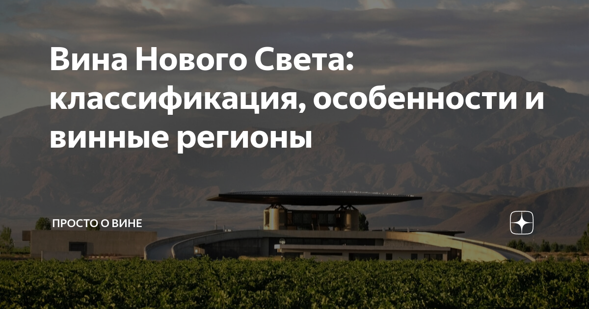 Вина Нового Света: классификация, особенности и винные регионы | ПРОСТО ...