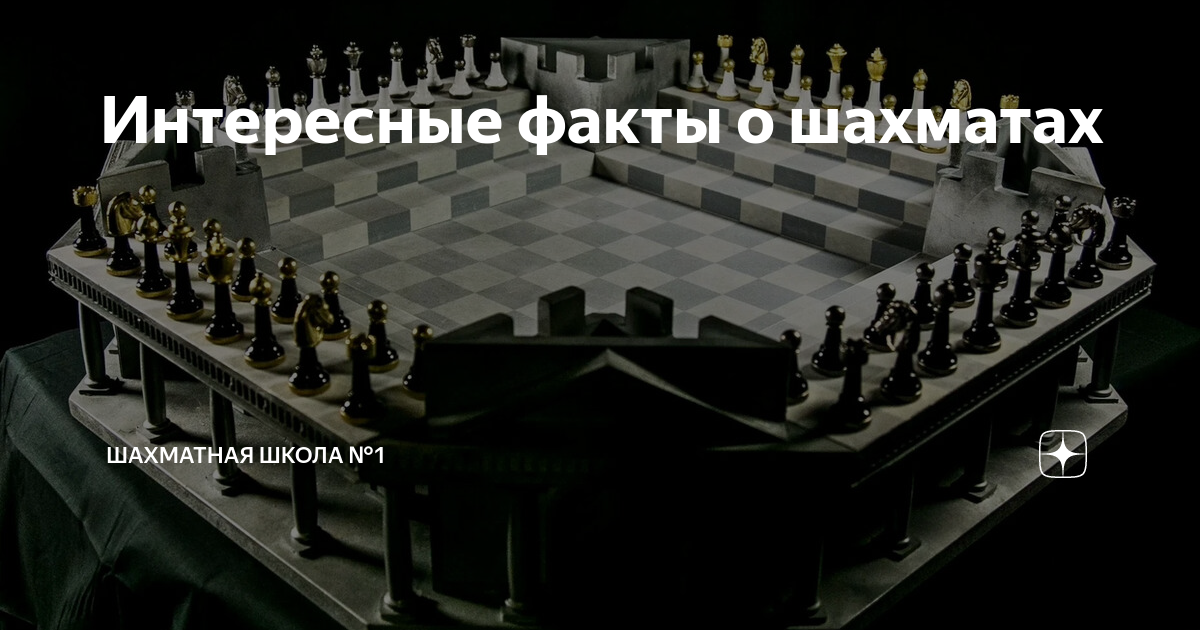 Интересные факты о шахматах | ШАХМАТНАЯ ШКОЛА №1 | Дзен