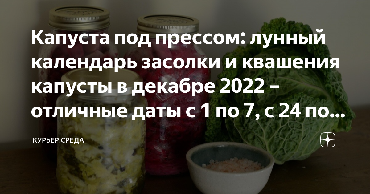 Лунный календарь солить капусту февраль 2024