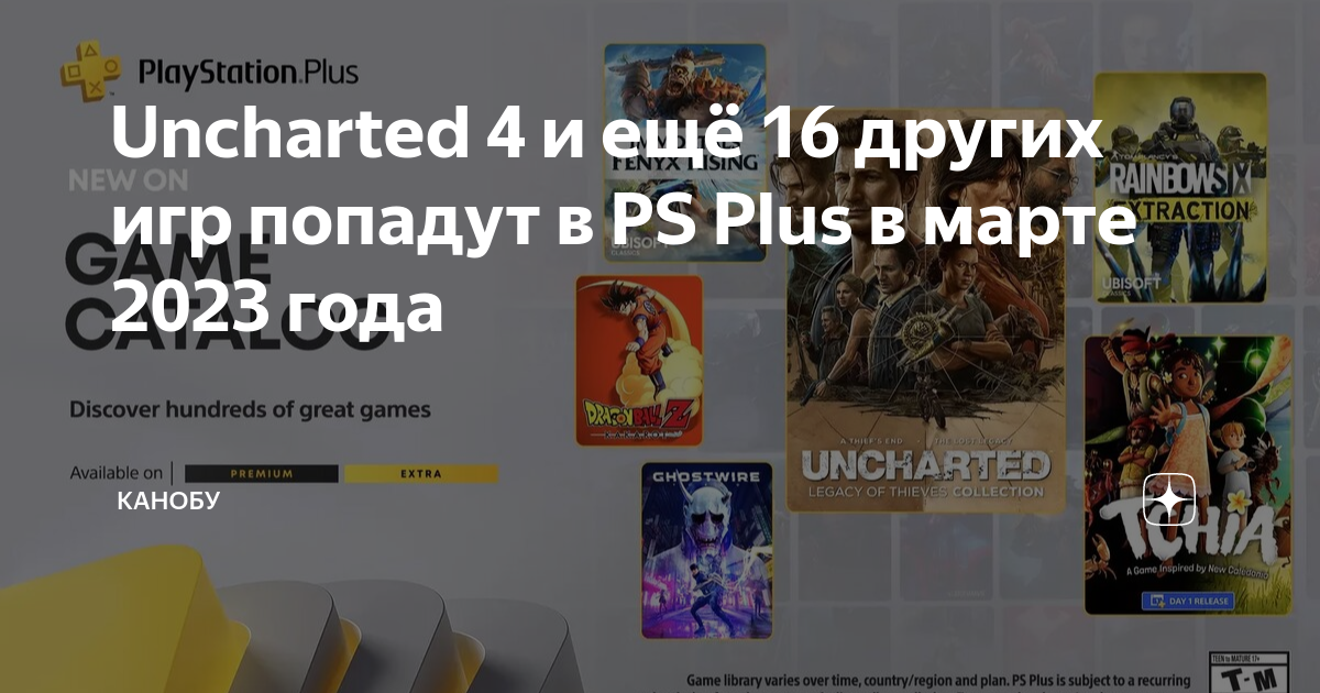 Ps plus extra март 2024 список игр