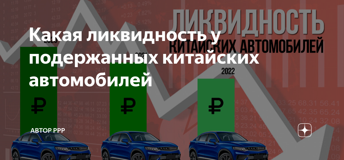 Ликвидность китайских автомобилей