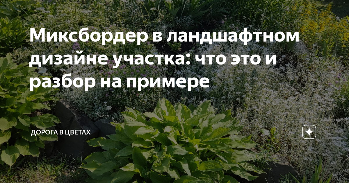 Миксбордер в ландшафтном дизайне участка: что это и разбор на примере ...