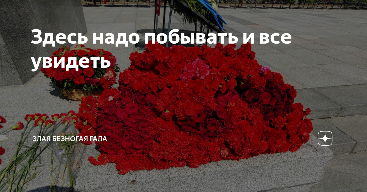 Здесь надо побывать и все увидеть | Злая безногая ГАЛА | Дзен