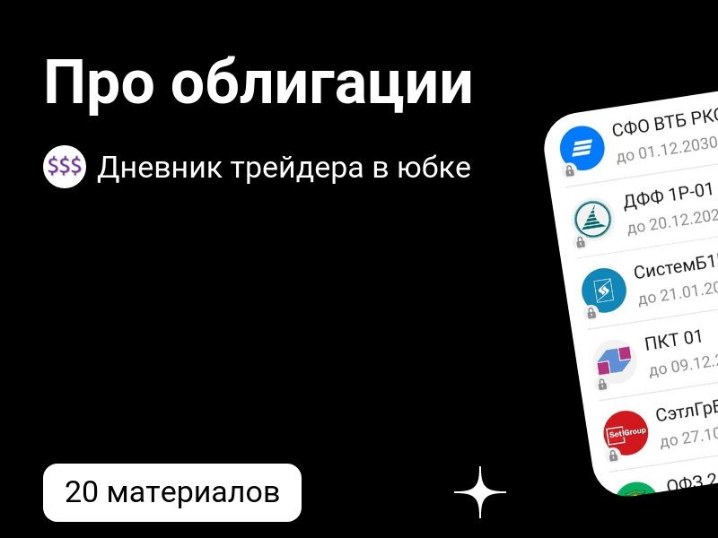 Про облигации | Дневник трейдера в юбке | Дзен