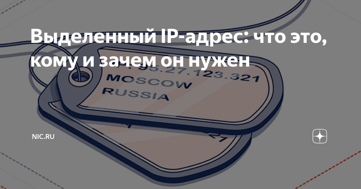 выделенный ip адрес что это