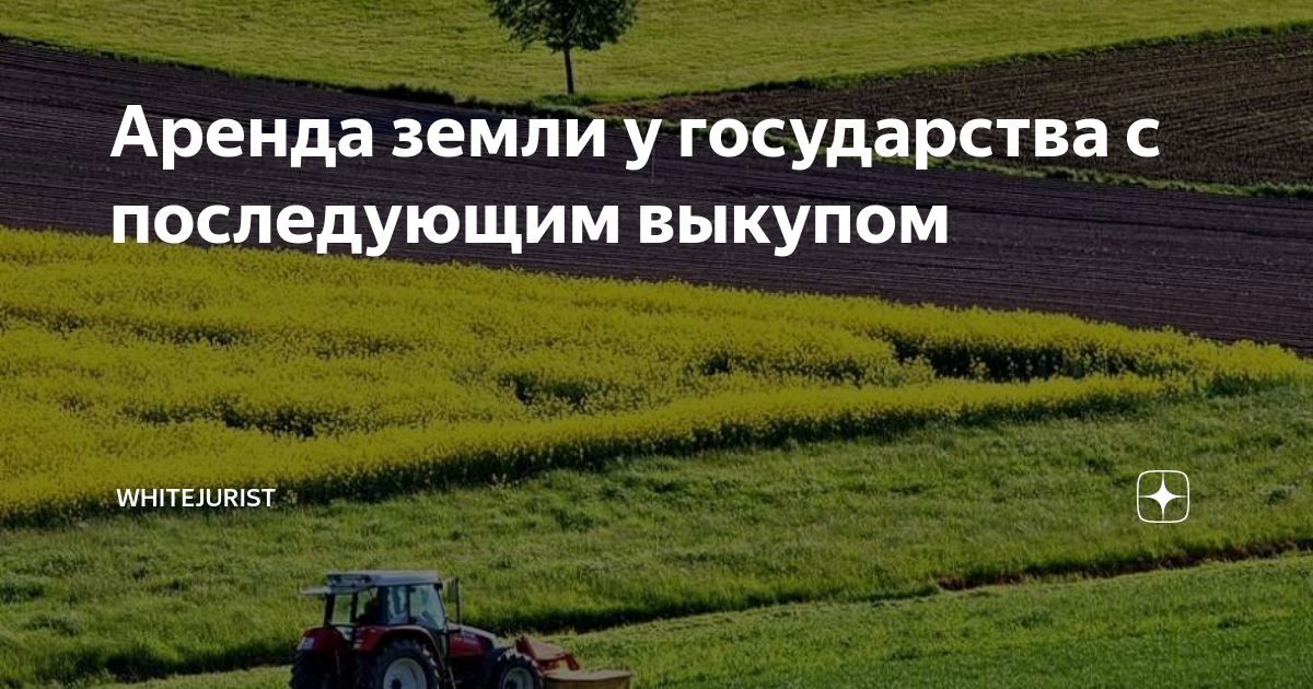 Аренда участка у государства