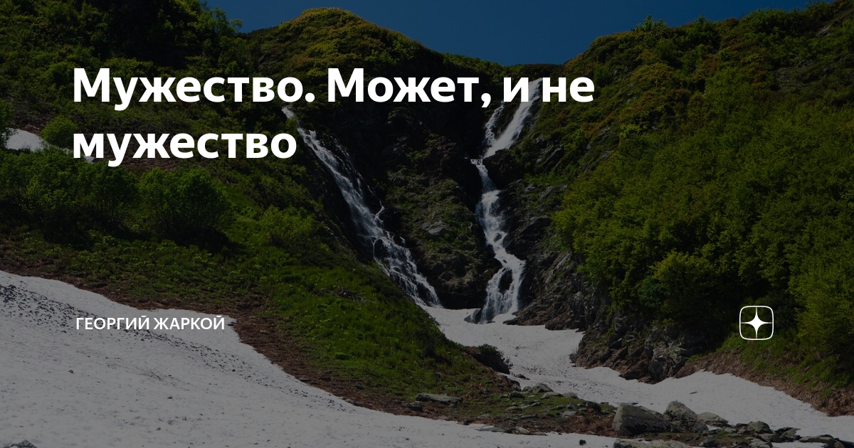 Мужество. Может, и не мужество | Георгий Жаркой | Дзен