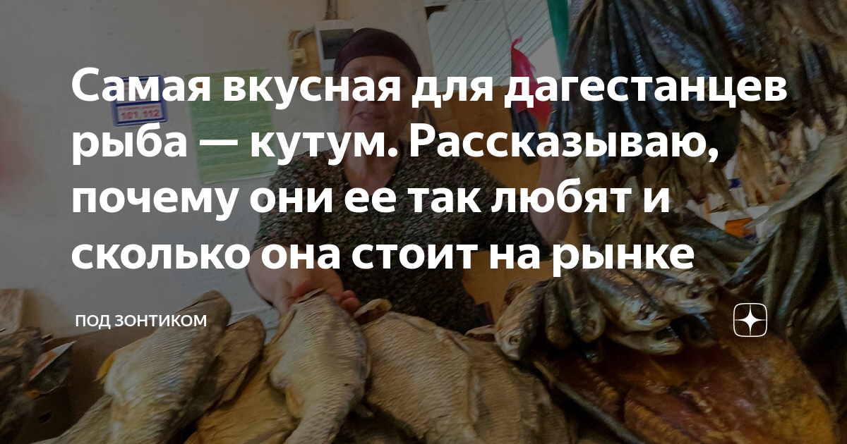 Самая вкусная для дагестанцев рыба — кутум. Рассказываю, почему они ее ...