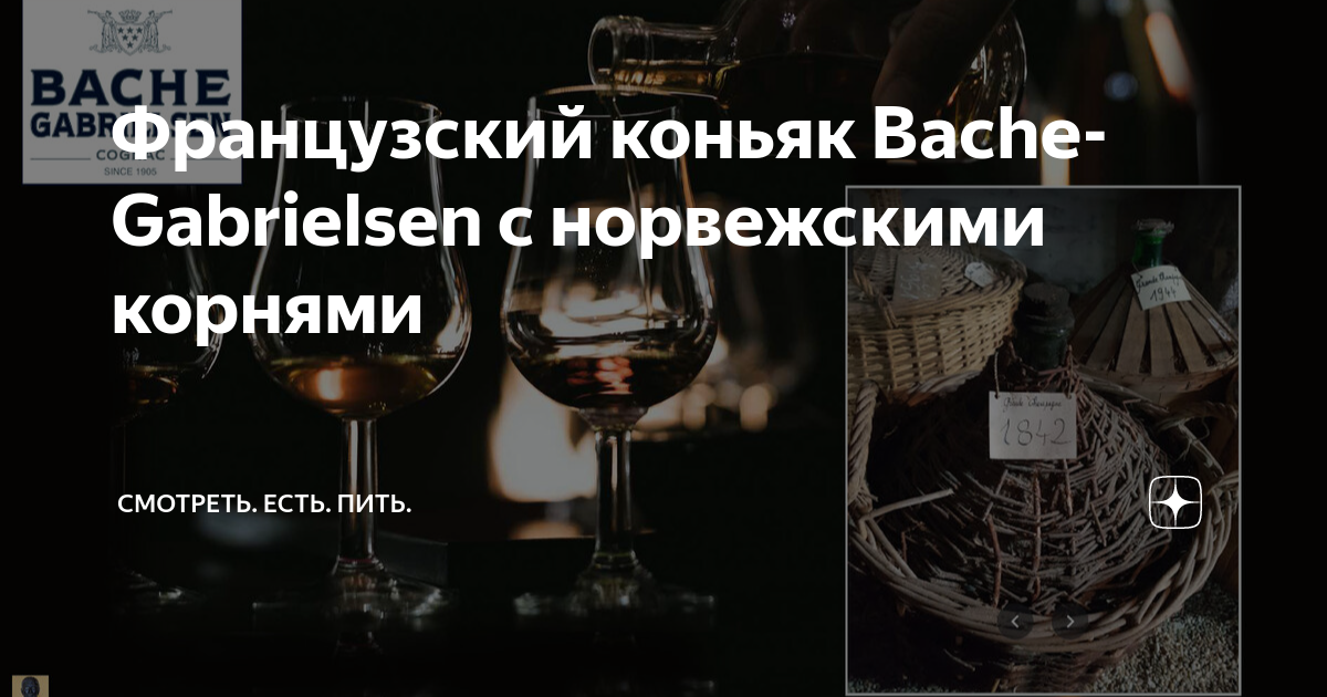 Французский коньяк Bache-Gabrielsen с норвежскими корнями | Смотреть ...