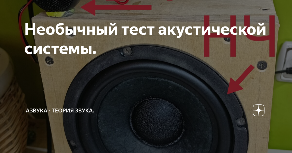Необычный тест акустической системы. | Азвука - теория звука. | Дзен