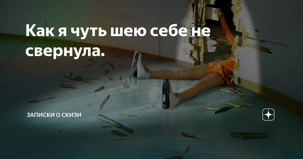 Как я чуть шею себе не свернула. | Записки о Скизи | Дзен
