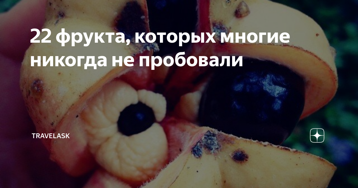 22 фрукта, которых многие никогда не пробовали | TravelAsk | Дзен