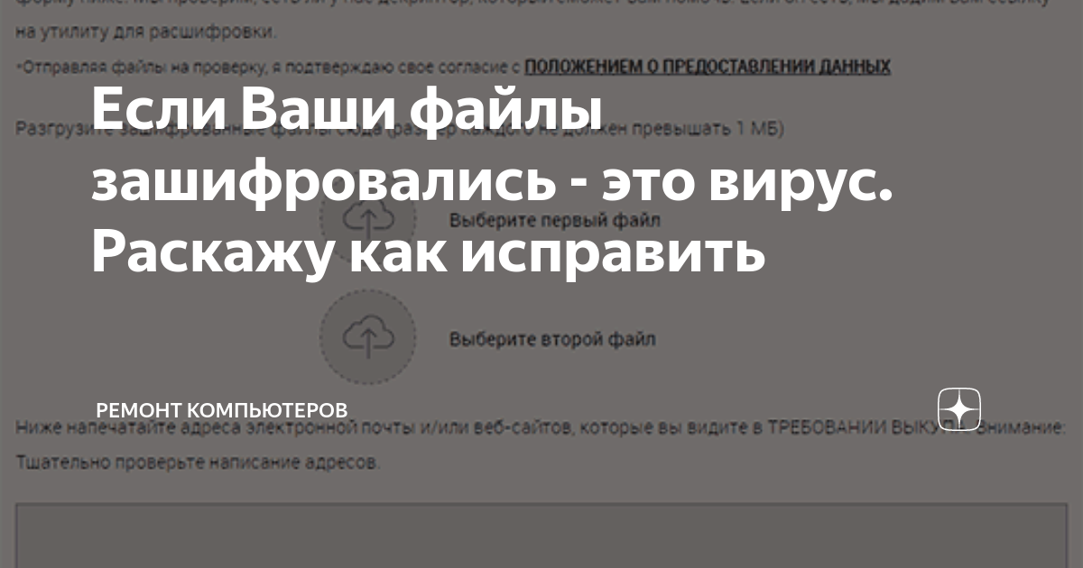 Вирус зашифровал все файлы на компьютере, что делать? пошаговая инструкция от АЙТАТ