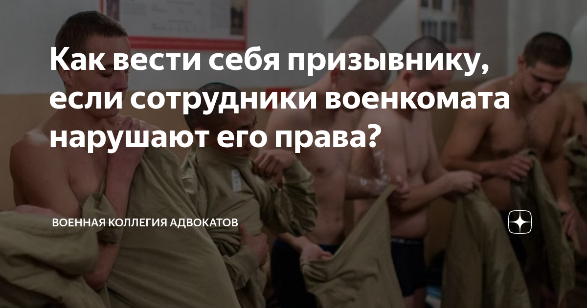 Как вести себя призывнику, если сотрудники военкомата нарушают его ...