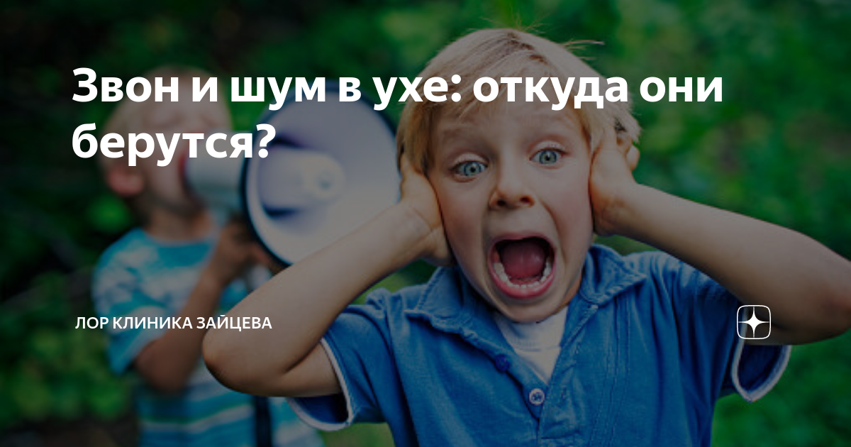 Звон и шум в ухе: откуда они берутся? | ЛОР КЛИНИКА ЗАЙЦЕВА | Дзен