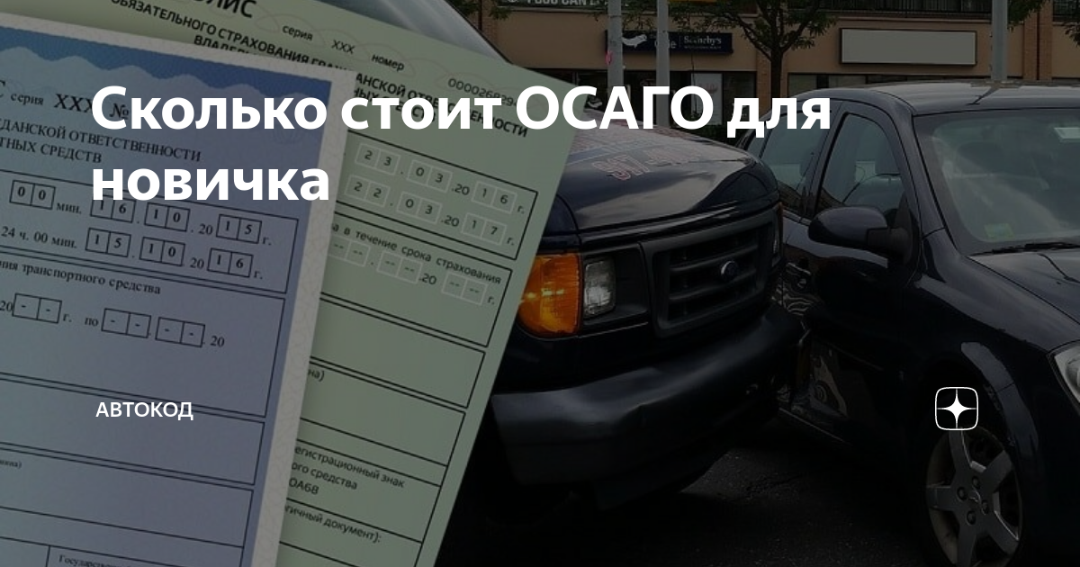 Страховка осаго для новичка