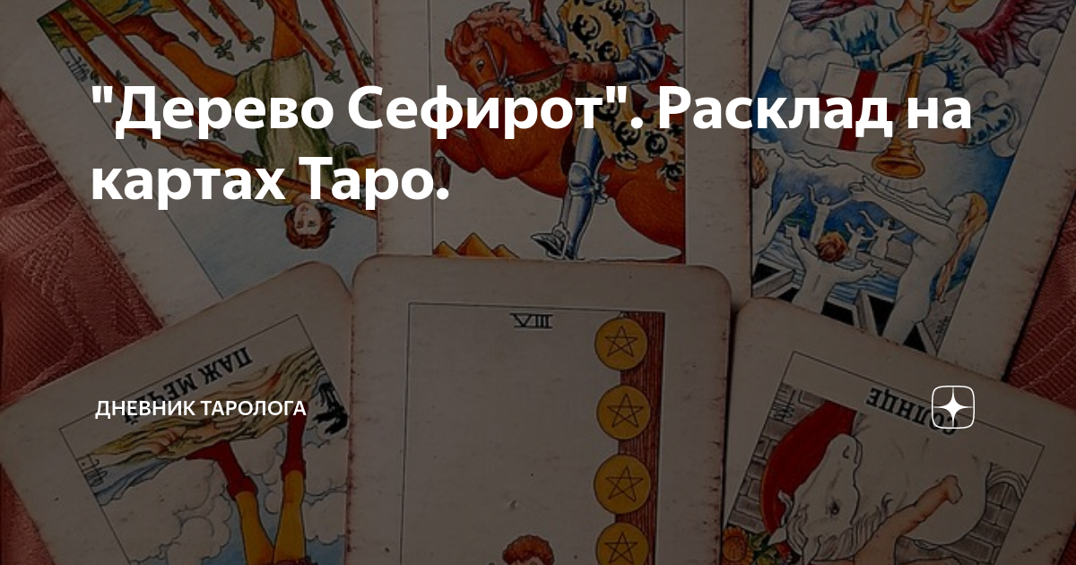 "Дерево Сефирот". Расклад на картах Таро. | Дневник таролога | Дзен