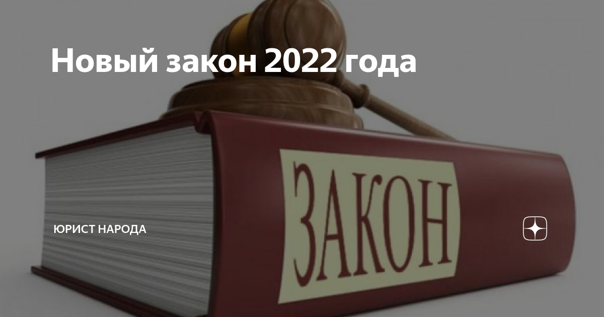 Закон 2022. Свои законы. Вся власть юристам.