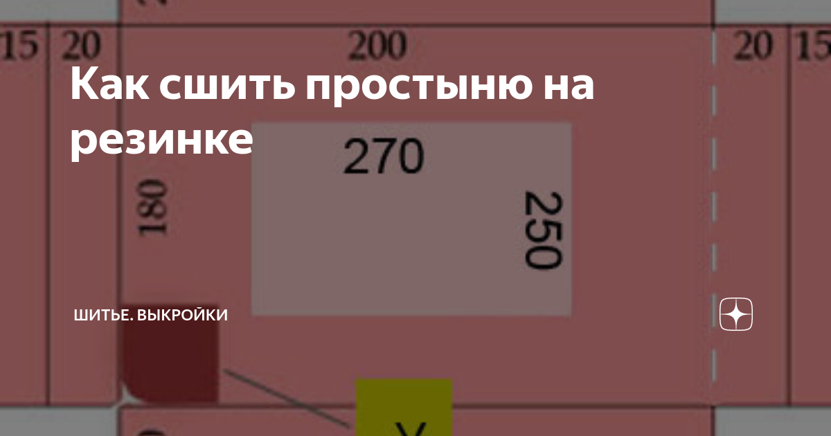 Как вставить, вшить резинку в обычную простынь?