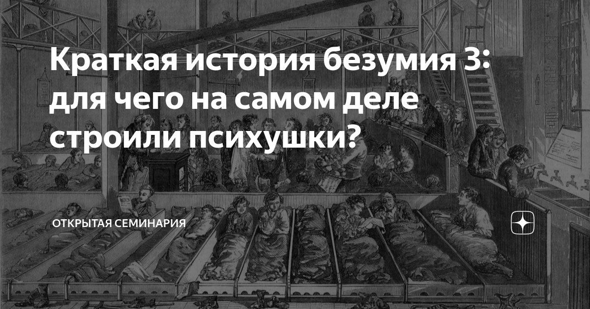 Краткая история безумия 3: для чего на самом деле строили психушки ...