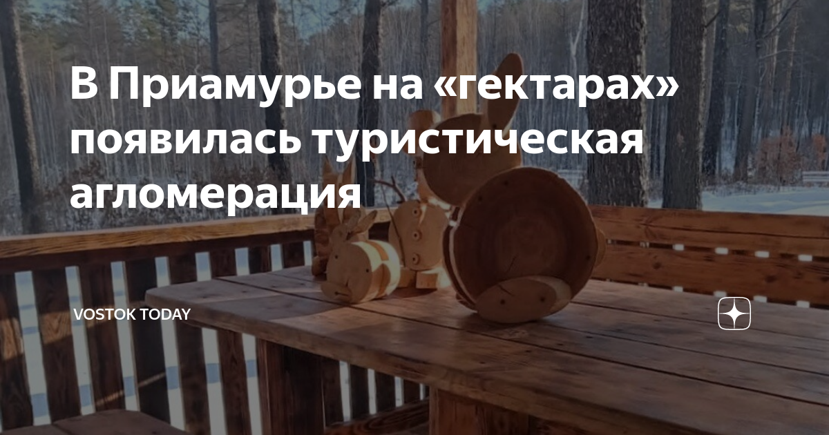 В Приамурье на «гектарах» появилась туристическая агломерация | Vostok ...