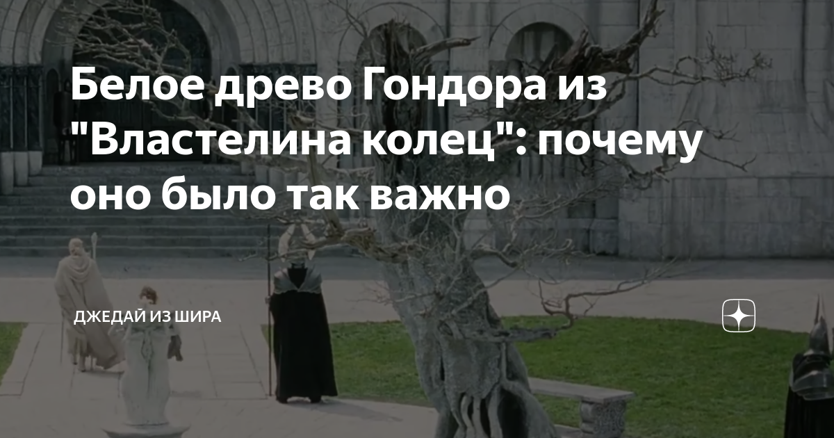 Белое древо Гондора из "Властелина колец": почему оно было так важно ...