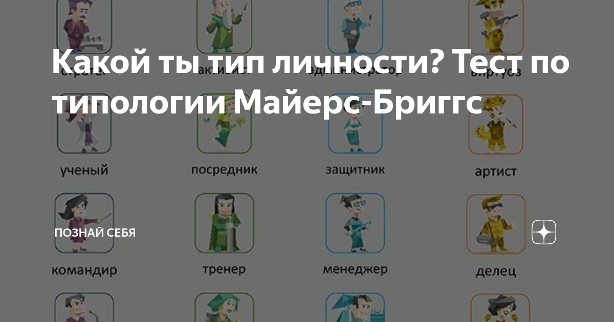 Как понять тип личности