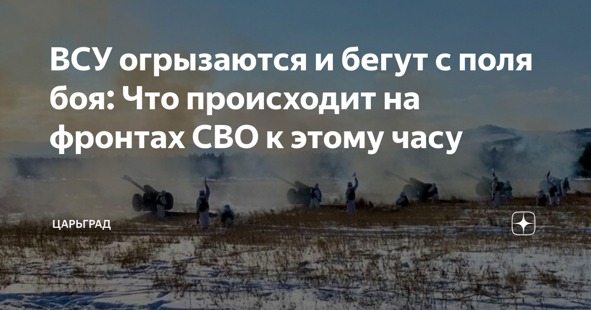 ВСУ огрызаются и бегут с поля боя: Что происходит на фронтах СВО к этому часу