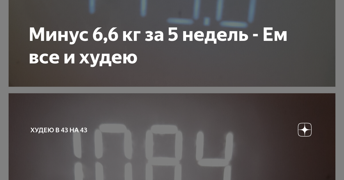 Минус 6,6 кг за 5 недель - Ем все и худею | Наталья | Дзен