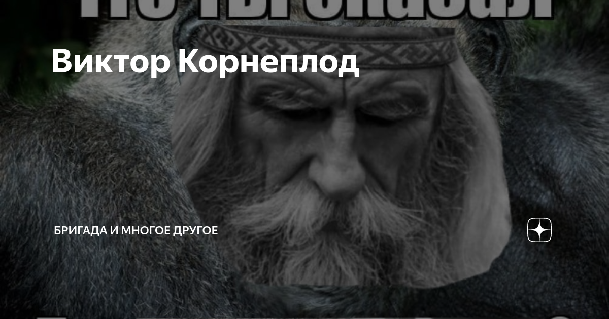 Виктор Корнеплод | Бригада и многое другое | Дзен