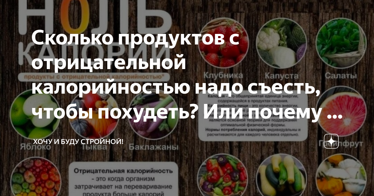 Продукты с отрицательной калорийностью: миф или правда?