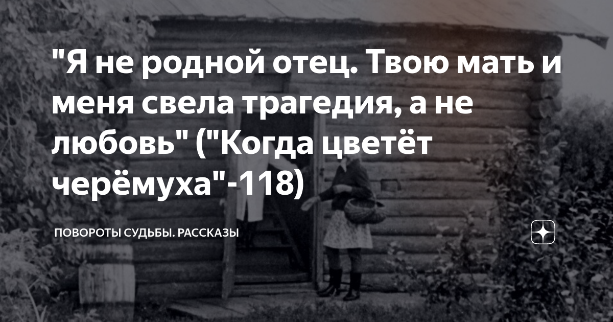 Рассказ судьба дзен 2 2. Отец родной. Судьба родного человека. У меня горькая судьба.