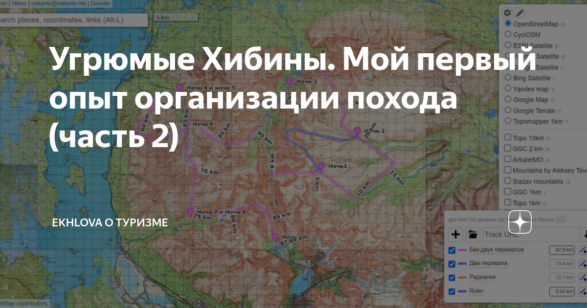 Туристическая карта это определение